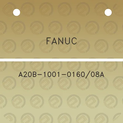 fanuc-a20b-1001-016008a