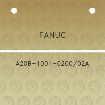 fanuc-a20b-1001-020002a