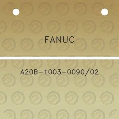 fanuc-a20b-1003-009002