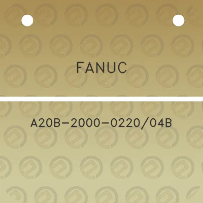 fanuc-a20b-2000-022004b