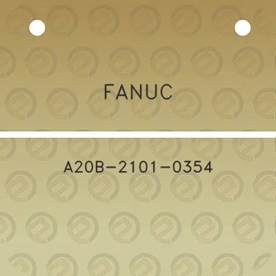 fanuc-a20b-2101-0354