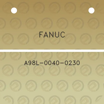 fanuc-a98l-0040-0230