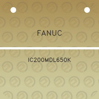 fanuc-ic200mdl650k