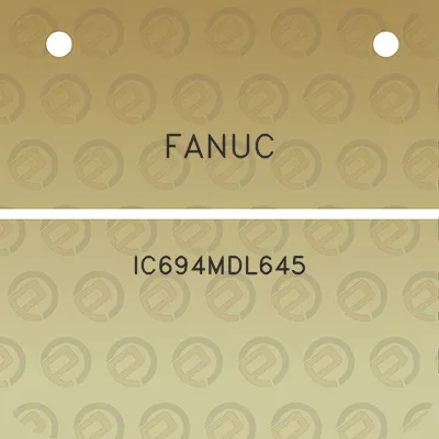 fanuc-ic694mdl645