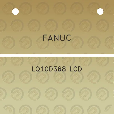 fanuc-lq10d368-lcd