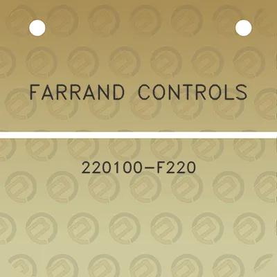 farrand-controls-220100-f220