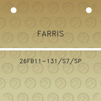 farris-26fb11-131s7sp