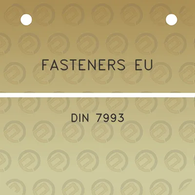 fasteners-eu-din-7993