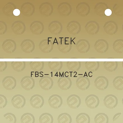 fatek-fbs-14mct2-ac