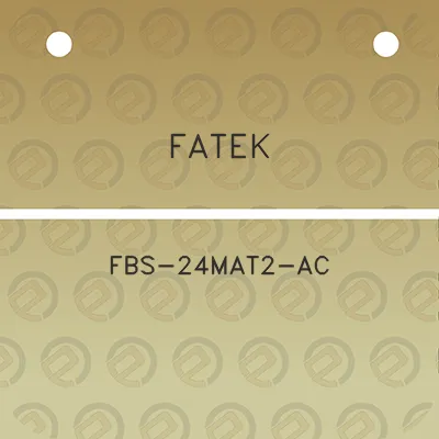 fatek-fbs-24mat2-ac