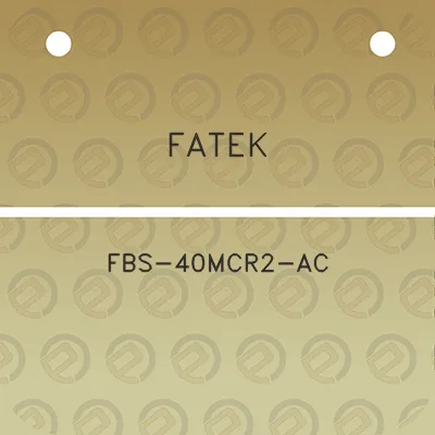 fatek-fbs-40mcr2-ac