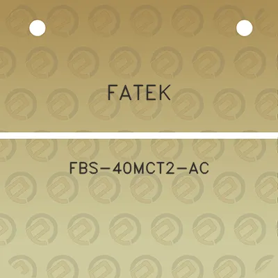 fatek-fbs-40mct2-ac