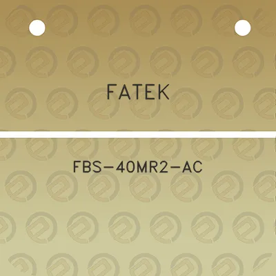 fatek-fbs-40mr2-ac