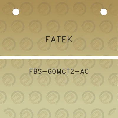 fatek-fbs-60mct2-ac