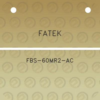 fatek-fbs-60mr2-ac