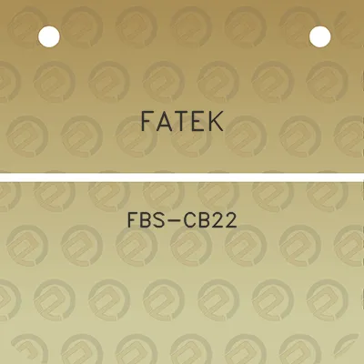 fatek-fbs-cb22