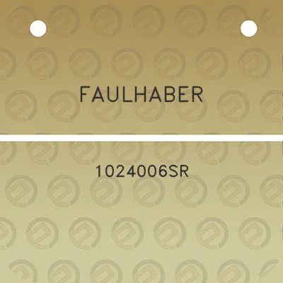 faulhaber-1024006sr