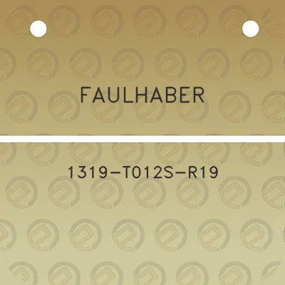 faulhaber-1319-t012s-r19