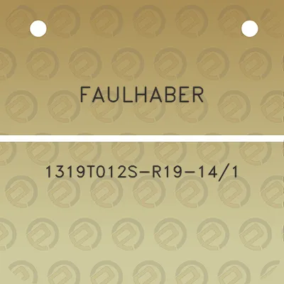 faulhaber-1319t012s-r19-141