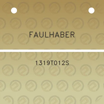 faulhaber-1319t012s