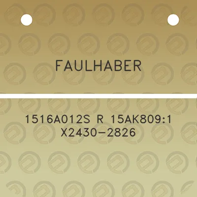 faulhaber-1516a012s-r-15ak8091-x2430-2826