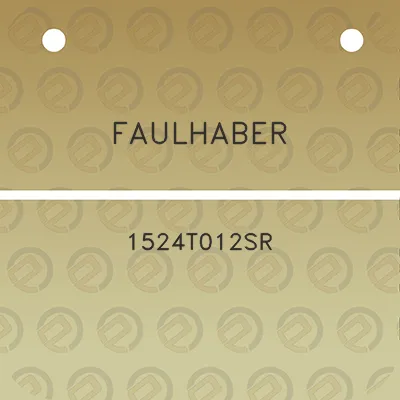 faulhaber-1524t012sr