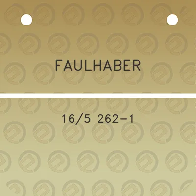 faulhaber-165-262-1