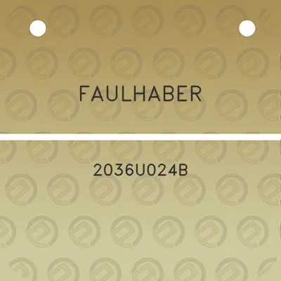 faulhaber-2036u024b