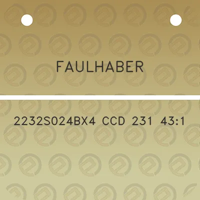 faulhaber-2232s024bx4-ccd-231-431