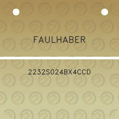 faulhaber-2232s024bx4ccd