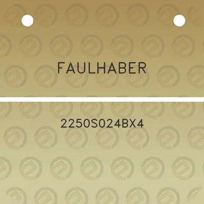 faulhaber-2250s024bx4