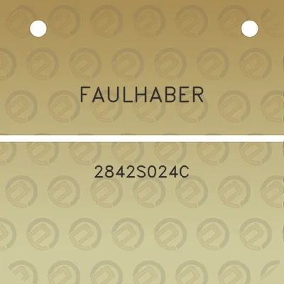 faulhaber-2842s024c