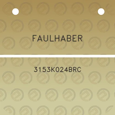 faulhaber-3153k024brc