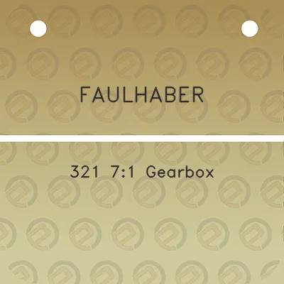 faulhaber-321-71-gearbox