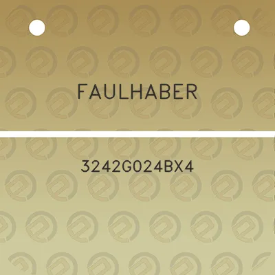 faulhaber-3242g024bx4