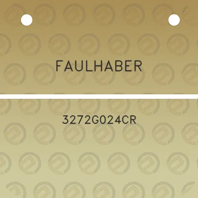 faulhaber-3272g024cr