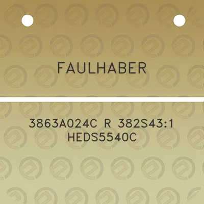 faulhaber-3863a024c-r-382s431-heds5540c