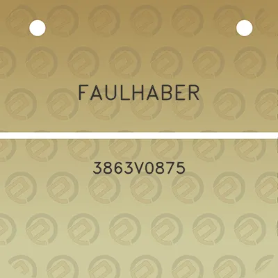 faulhaber-3863v0875