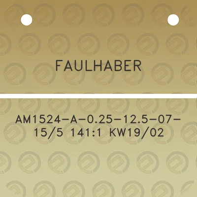 faulhaber-am1524-a-025-125-07-155-1411-kw1902