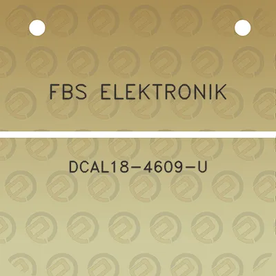 fbs-elektronik-dcal18-4609-u