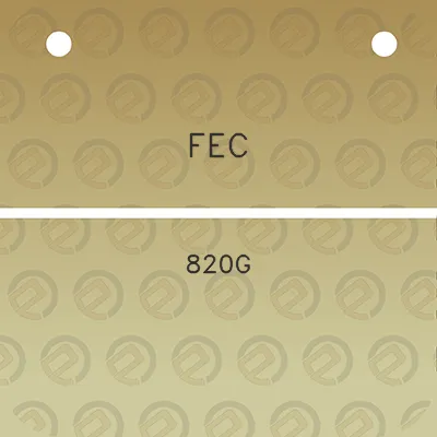 fec-820g