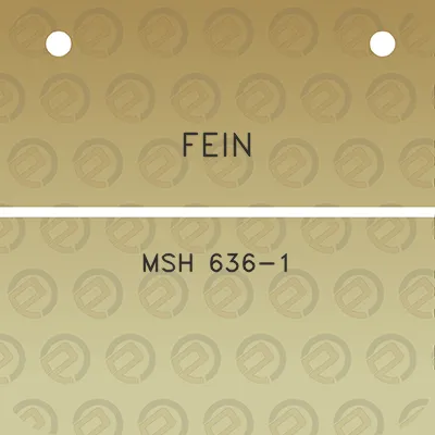 fein-msh-636-1