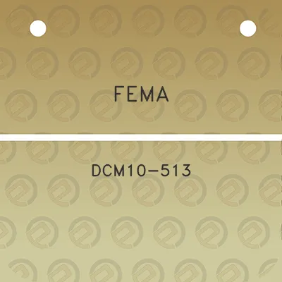 fema-dcm10-513