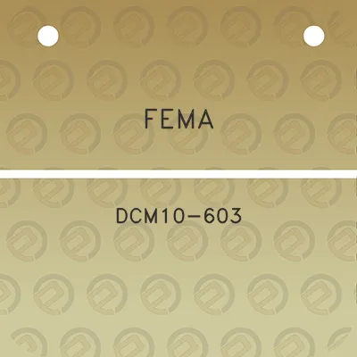 fema-dcm10-603