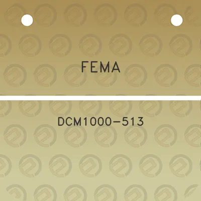 fema-dcm1000-513