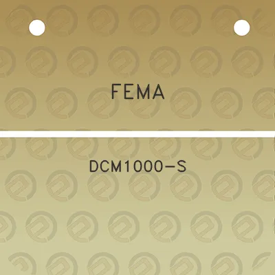 fema-dcm1000-s