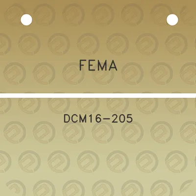 fema-dcm16-205