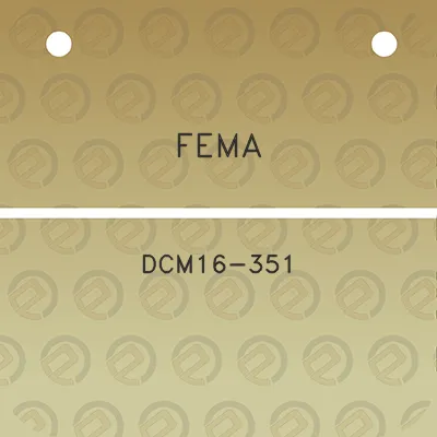 fema-dcm16-351