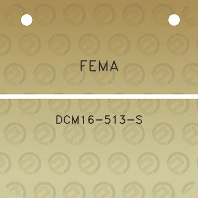 fema-dcm16-513-s