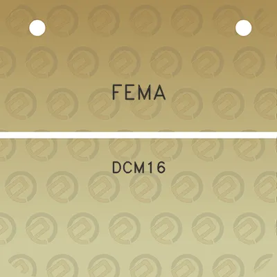 fema-dcm16